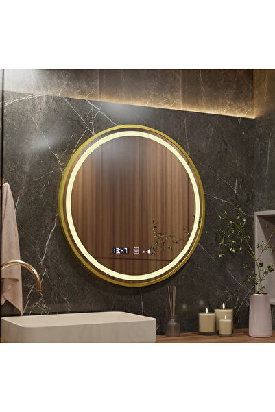 Led Oglindă MotionGlow Faratya Sistem de dezaburire cu senzor Termometru și C...