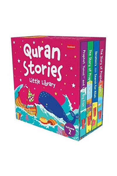NOVEL Stories of the qur’an – the small library (second) – a set of 4 cardboa...