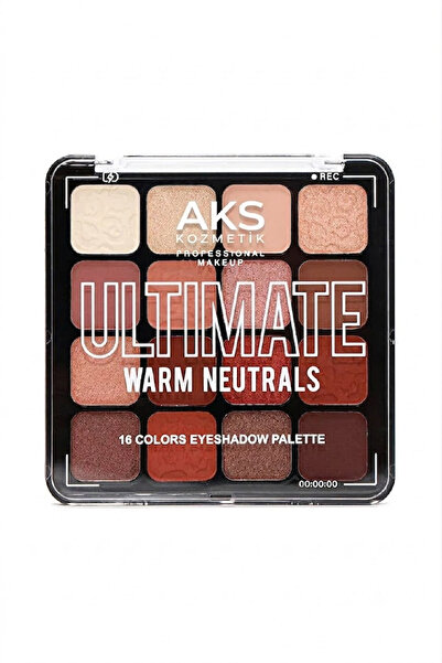aks kozmetik Göz Farı Paleti - Ultimate Shadow Pallette Warm Neutrals 16'lı Göz Farı