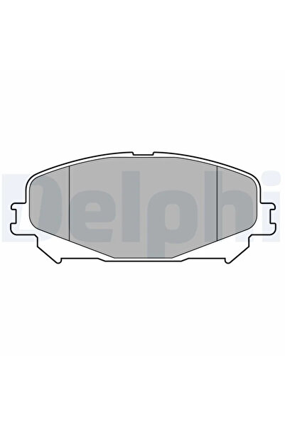 DELPHİ Set Placute Frana Frana Disc Renault Espace 5/Megane 4/Scenic 4 2015-2023