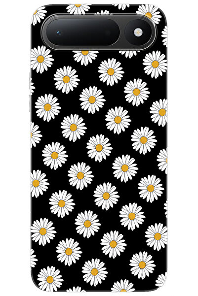 TECNO Spark 50 5G (KN8) Uyumlu Kılıf Desen Baskılı Silikon Papatya Serisi STK...