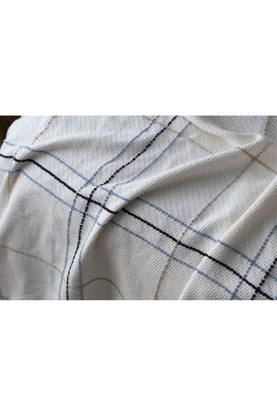 Apricitas HOME Fern Indigo Double Pique