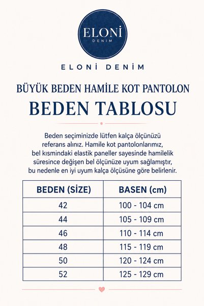 ELONİ Women's Maternity Jeans, Flexible, Tummy-Wrapping, Adjustable Band, Wide Leg, Comfortable Fit Jeans