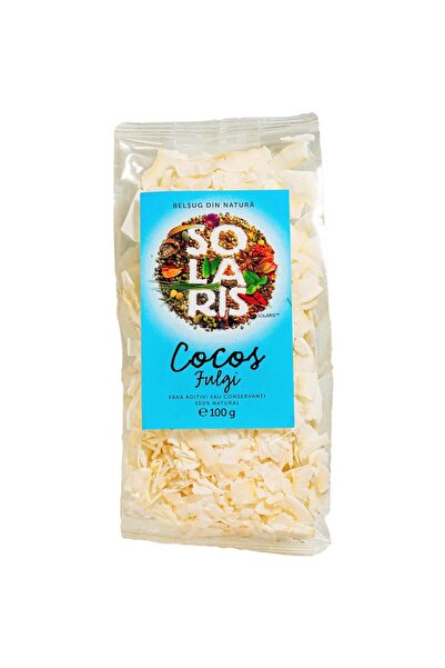 Solaris Plant Fulgi de Cocos deshidratati, 100 grame