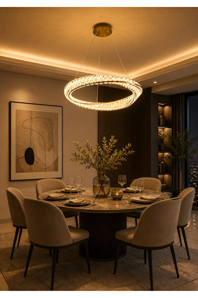 Generic Brand Modern Lover Chandelier 3 Colors Changeable Lights, Size Can Be...