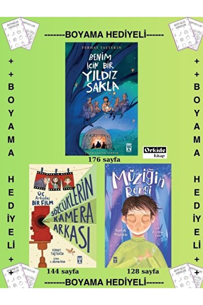 Timaş Yayınları Boyamalı- 5. 6. 7. 8.Sınıf , Benim İçin Bir Yıldız Sakla - Sö...