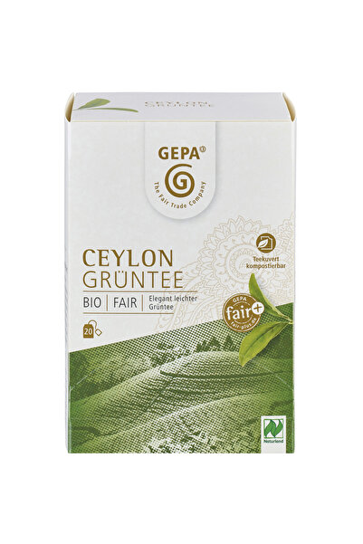 Gepa Organic Ceylon Green Tea 20 sachets 2 g