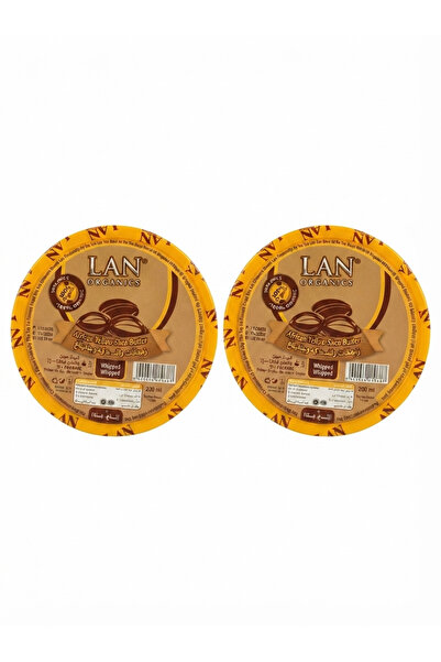 LAN ORGANICS زبدة الشيا الصفراء الأفريقية 200 مل قطعين
