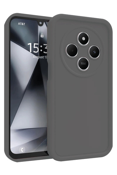 New Face غطاء حماية ACONCEPT لهاتف Redmi 14C من السيليكون (113811) - رمادي