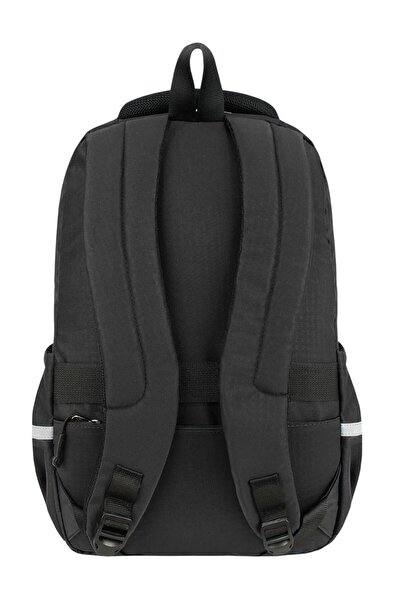 Bevitton 708 Siyah Suya Dayanıklı Kumaş Okul Çantsı Hafıf Unisex Günlük Sırt Çantası