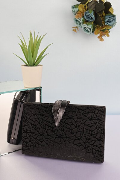 weem bag إيليسارا EB0713 |   حقيبة سهرة جديدة بتصميم أوراق الشجر المزخرفة