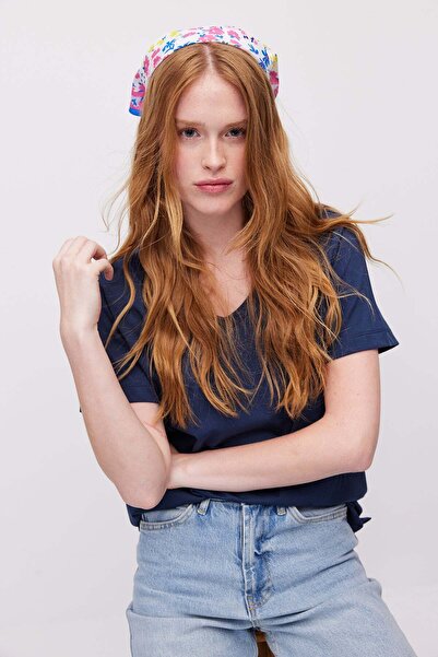 PAULMARK Γυναικείο T-Shirt Basic με λαιμόκοψη V