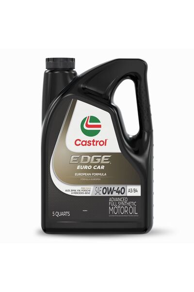 CASTROL EDGE Euro Car 0W-40 A3/B4 πλήρως συνθετικό λιπαντικό κινητήρα, 4.73 λ...