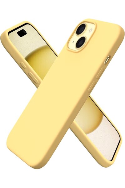 Cat - Cot iPhone 15 Liquid Silicone Case - Slim Fit Soft Touch Protective Cov...