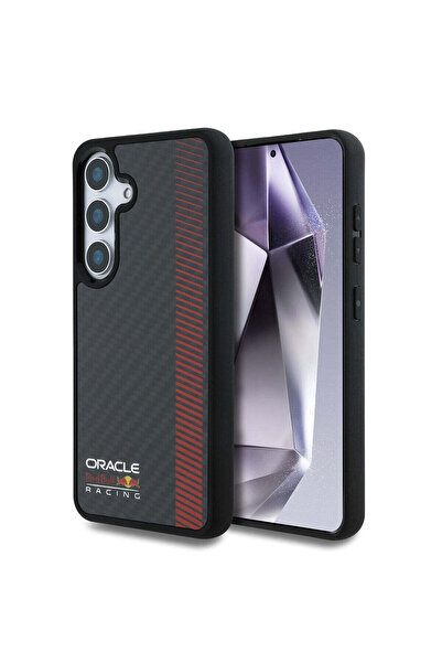 OEM Husă compatibilă cu Galaxy S25 Plus, MagSafe/Magnetică, fibră de carbon, ...