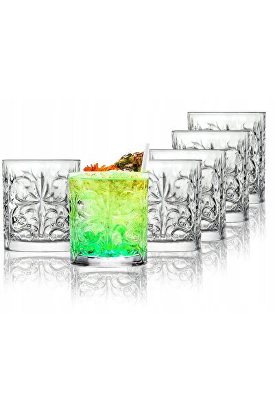 RCR Pahare TATTOO pentru whisky 340ml, set 6 bucăți, sticlă de cristal