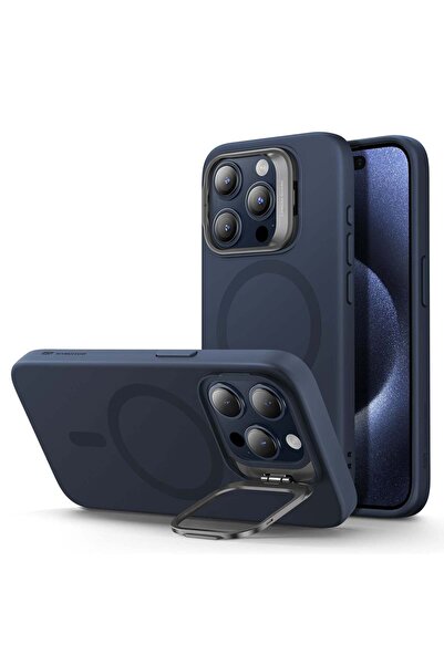 ESR Husă compatibilă cu iPhone 15 Pro, MagSafe/Magnetică, din silicon, Alb - ...
