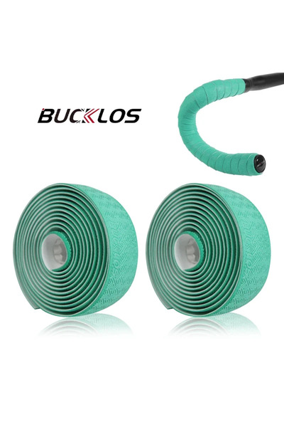 BUCKLOS M1-BIANCHI Road Bike Handlebar Tape Anti Slip Bicycle Handle Cover So...
