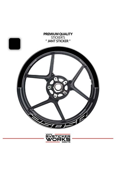 ARONA Cfmoto 250Sr Wheel Rim Strip – Half Rim Covering & 250Sr Lettering Stic...