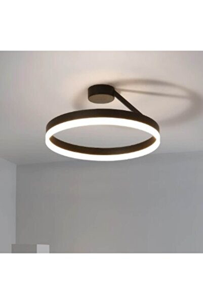 Laleluli Candelabru LED negru, rotund și elegant, diametru 40 cm, 48 W, LALEL...