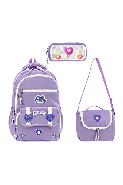 MasterPack School MasterPack Kids Bag İlkokul Kız Çocuk Okul Çantası Seti 3'l...