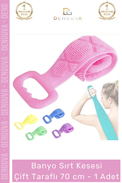 Denguva # Back Scrubber Silicone Bath Brush Exfoliating Effective Massaging H...