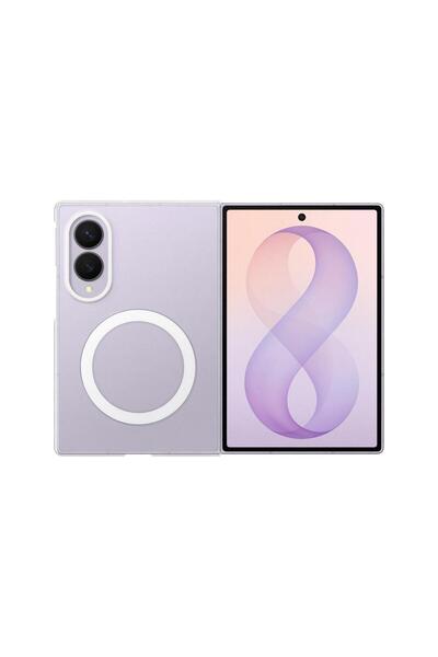 Samsung Husă magnetică transparentă pentru spate pentru Galaxy Z Fold8 (Trans...