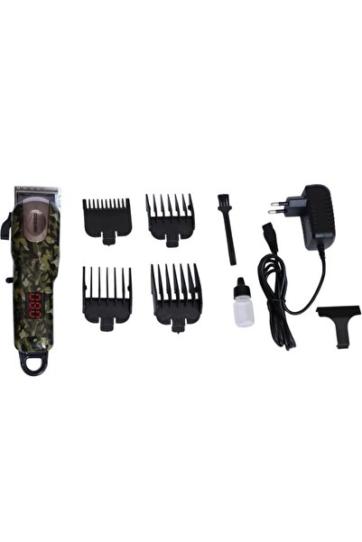 Velaris Trimmer GM 2608 cu afișaj LED - Funcționare fără fir/cu fir, Încărcar...