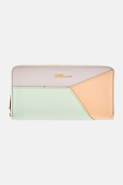 Cavalli Class Women Brand Logo Wallet, Green