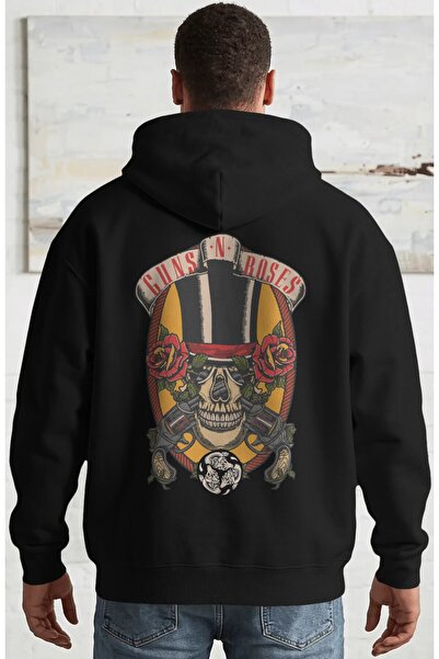 SEVBANO Guns N' Roses Ροκ Μέταλ Μουσικό Συγκρότημα με Στάμπα στην Πλάτη Unise...