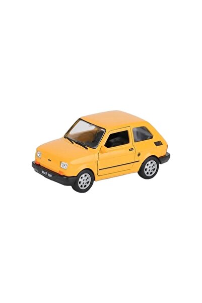 WELLY 1:36 Ölçek Fiat 126 Bis Çek Bırak Metal Araç Lisanslı Ürün