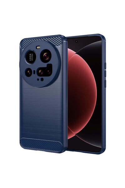 Techsuit Husă pentru Xiaomi 15 Ultra, Silicon Carbon, albastru - albastru