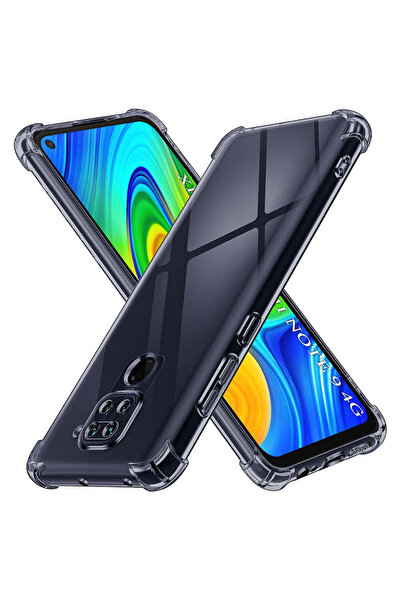 Techsuit Husă pentru Xiaomi Redmi Note 9, din silicon transparent, rezistentă...