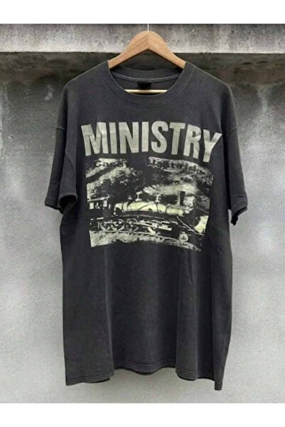799 Versatile And Universally Flattering, This Vintage Ministry 90's Band T-S...