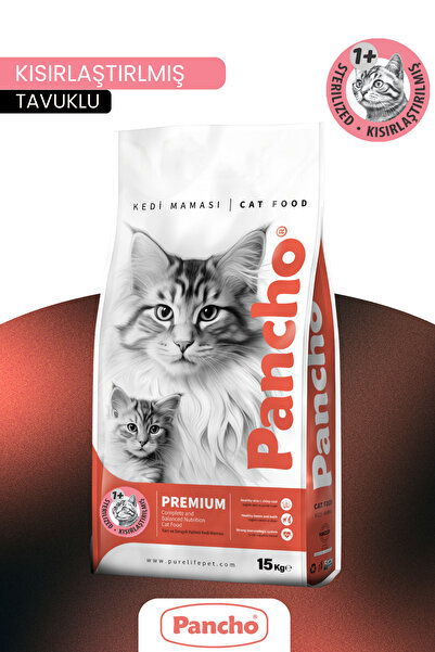 PANCHO Kısırlaştırılmış Kedi Kuru Maması 15KG