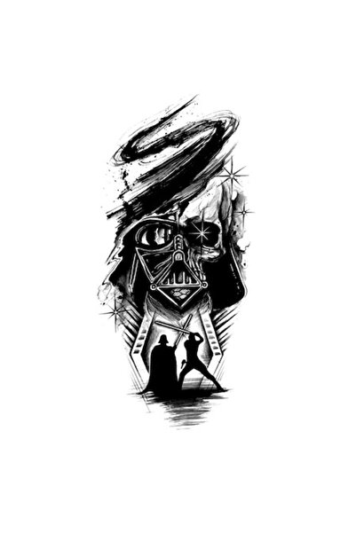 FlashTattoosRomania Tatuaj Temporar, Tatuaje Flash România, Partea lui Darth,...