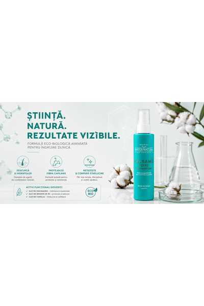MaterNatura Balsam Spray Leave-In pentru Par-Descurcare Instant, Anti Frizz, ...