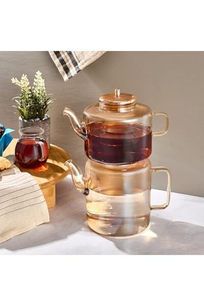 Yıldızan Albemo Tobby Borosilicate Glass Teapot 888483