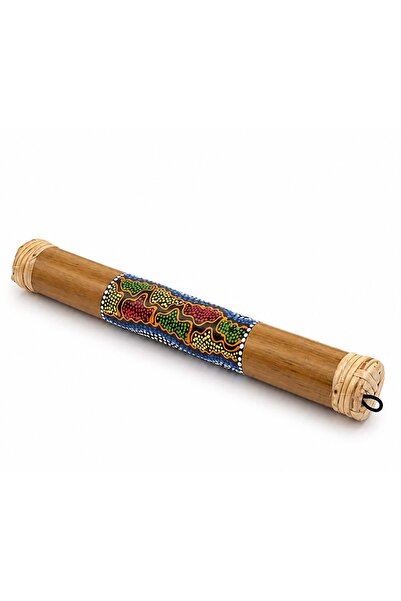 Store Bambu Yağmur Sesi 40 Cm Doğal Ritim ve Meditasyon Aleti Dekoratif Perkü...