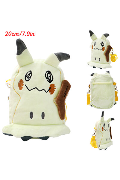 Choice1 Mimikyu New Pokemon Gengar Lucario Mimikyu Snorlax Plush Shoulder Bag...