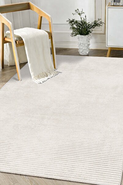 NOVİRA HOME Lüks Salon Halısı Makinede Yıkanabilir Kaymaz Taban Halı