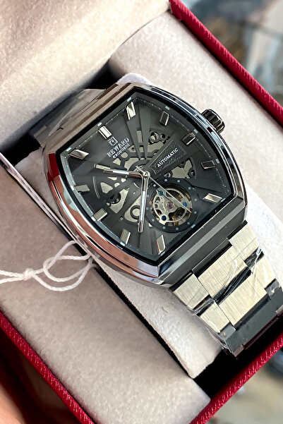 Reward Automatic Mechanism Steel Cord 2 Year Warranty Men's Wristwatch
