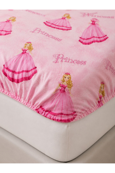 H&F Trendline Rainbow Cloud and Heart Patterned Single Fitted Sheet Set 100X200 cm – 1 Pillowcase