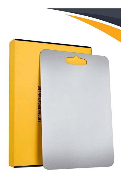 1213229 Golden Apple Market Heavy Duty 304 Stainless Steel Cutting Board for ...