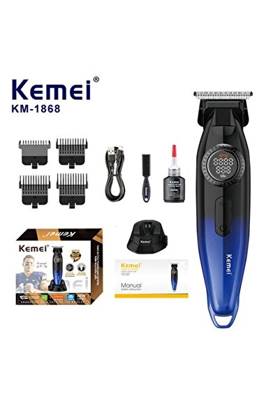 Kemei ماكينات حلاقة كهربائية - أسود