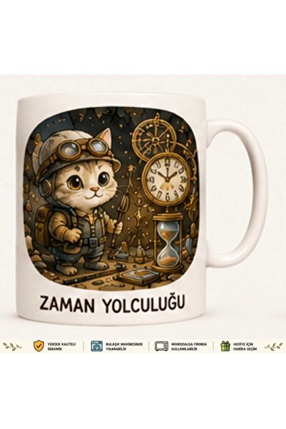 Rana İkra Art كوب سفر الزمن للقطط
