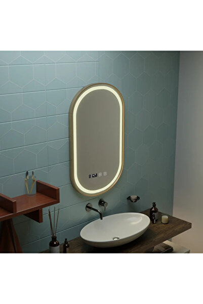 OEM Oglinda LED Touch Siegfried Sistem Dezaburire, Ceas si Temperatura, 45x90...