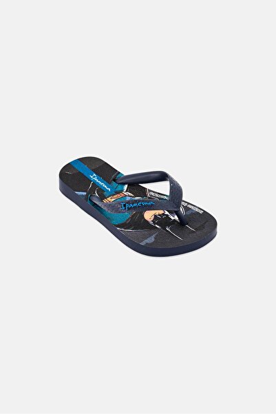 İpanema Toddlers Boy Super Pets Graphic Slip On Slippers, Dark Grey