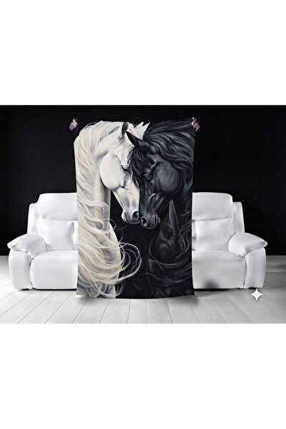 Elmas Dizayn تصميم خاص من ماركة خاصة، بطانية سرير تلفزيوني مقاس 150x220 سم، م...