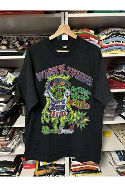 4Car متعددة الاستخدامات وتناسب الجميع، تُضفي قميص White Zombie Vintage 1995-1...